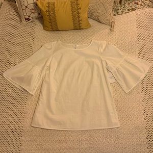 NWT Time and Tru bell sleeve top